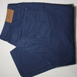 3/$30 ZARA Slim Leg Navy Trousers
